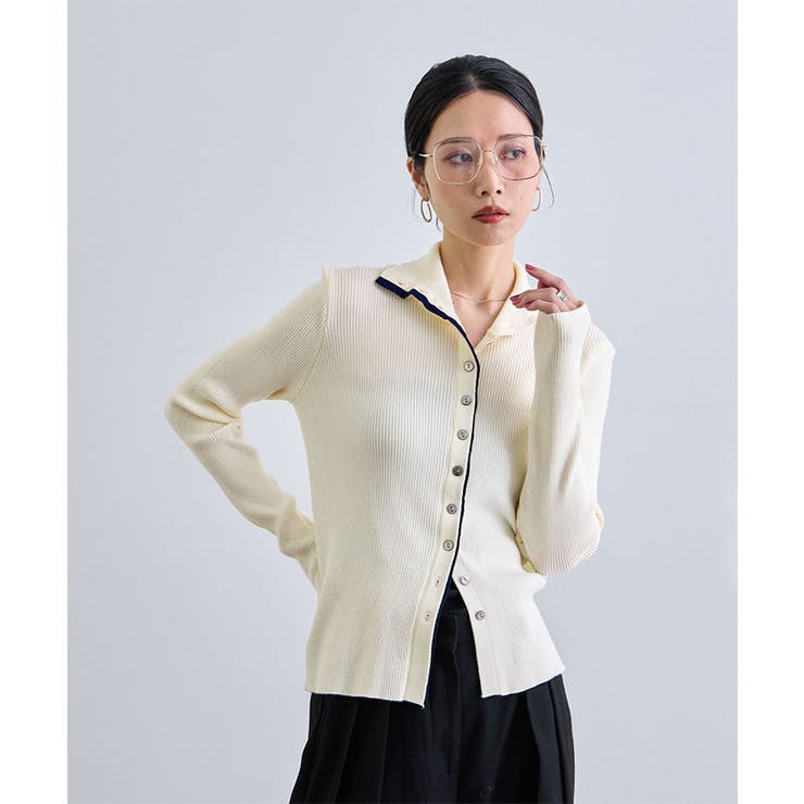 バイカラー2WAYニットトップス | futier land | 詳細画像3 