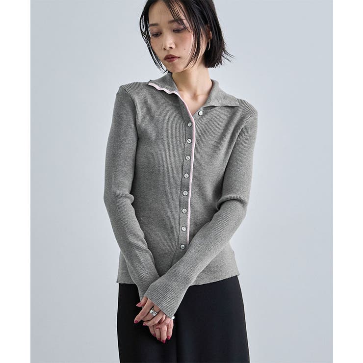 バイカラー2WAYニットトップス | futier land | 詳細画像17 