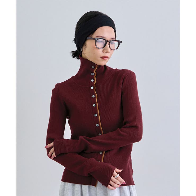 バイカラー2WAYニットトップス | futier land | 詳細画像19 