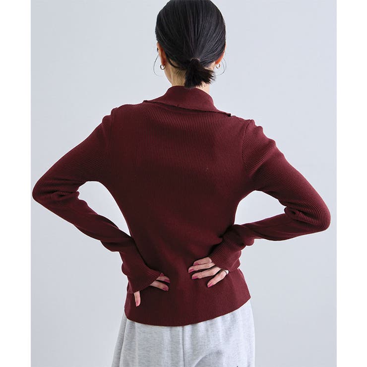 バイカラー2WAYニットトップス | futier land | 詳細画像21 