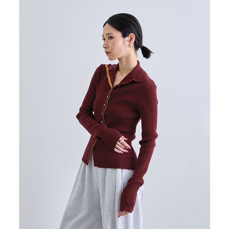 バイカラー2WAYニットトップス | futier land | 詳細画像22 