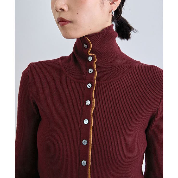 バイカラー2WAYニットトップス | futier land | 詳細画像23 