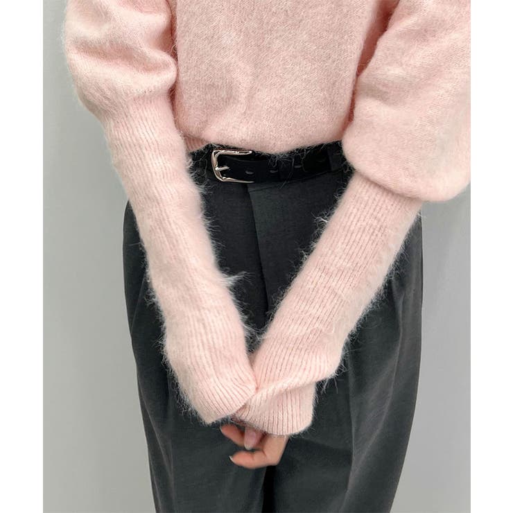 モヘアパフスリーブニットトップス																						 	… | futier land | 詳細画像9 