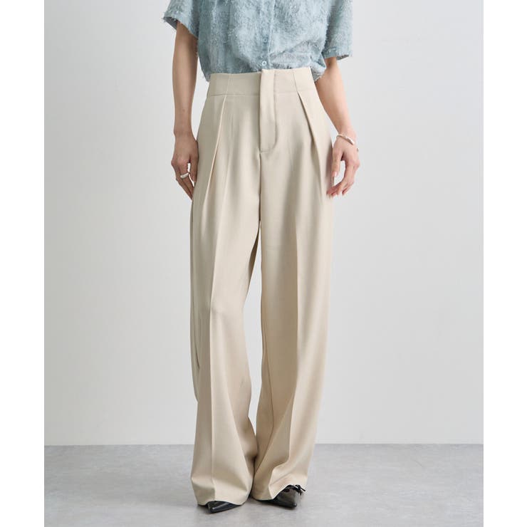 セータープレスタックハイウエストスラックス | futier land | 詳細画像10 