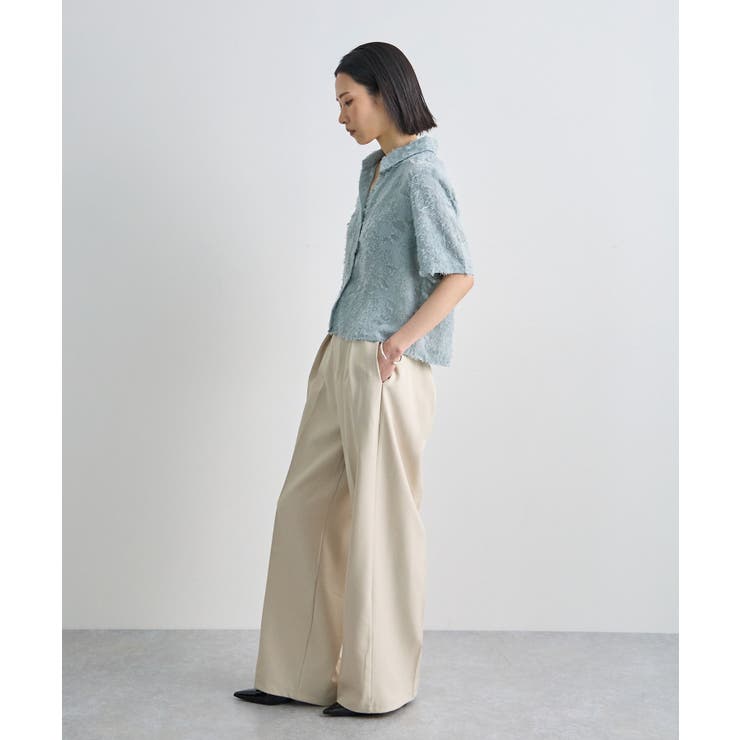 セータープレスタックハイウエストスラックス | futier land | 詳細画像16 