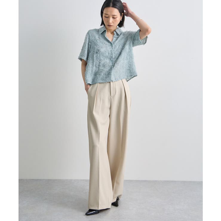 セータープレスタックハイウエストスラックス | futier land | 詳細画像17 