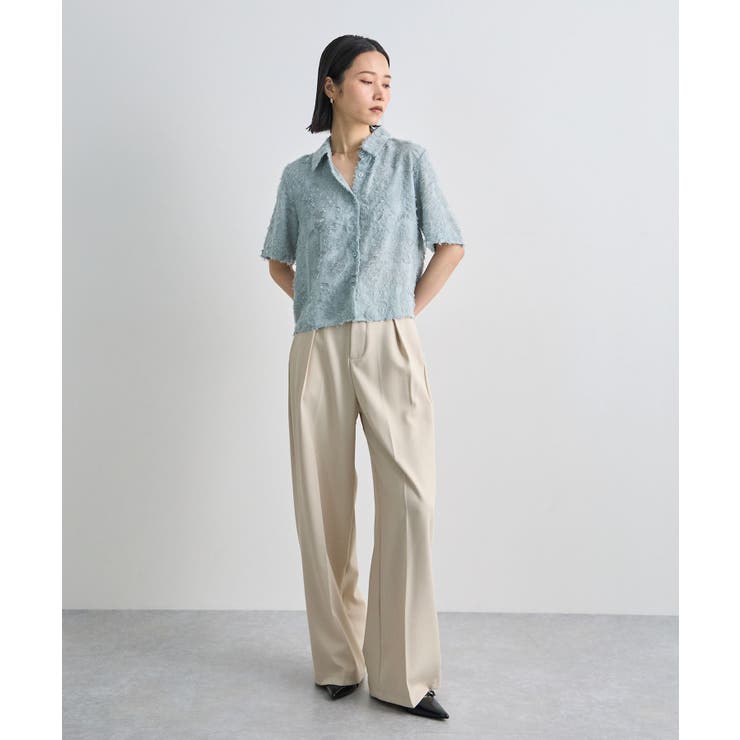 セータープレスタックハイウエストスラックス | futier land | 詳細画像18 