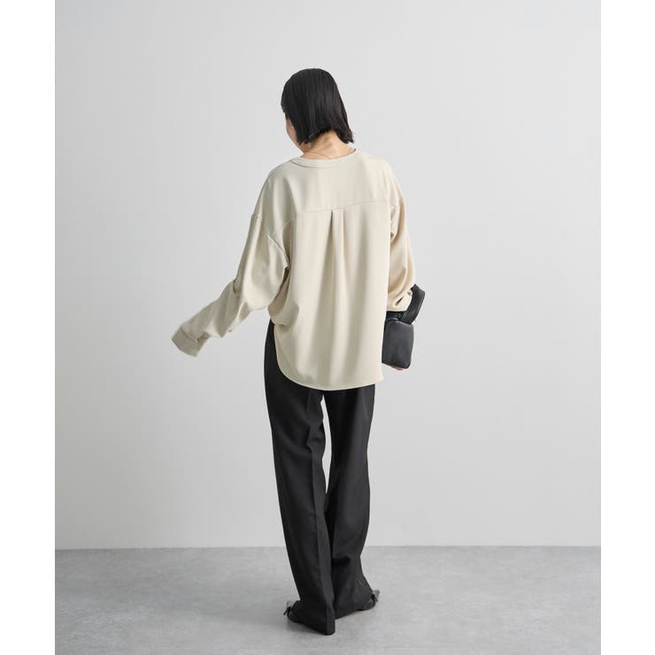 セータープレスタックハイウエストスラックス | futier land | 詳細画像5 