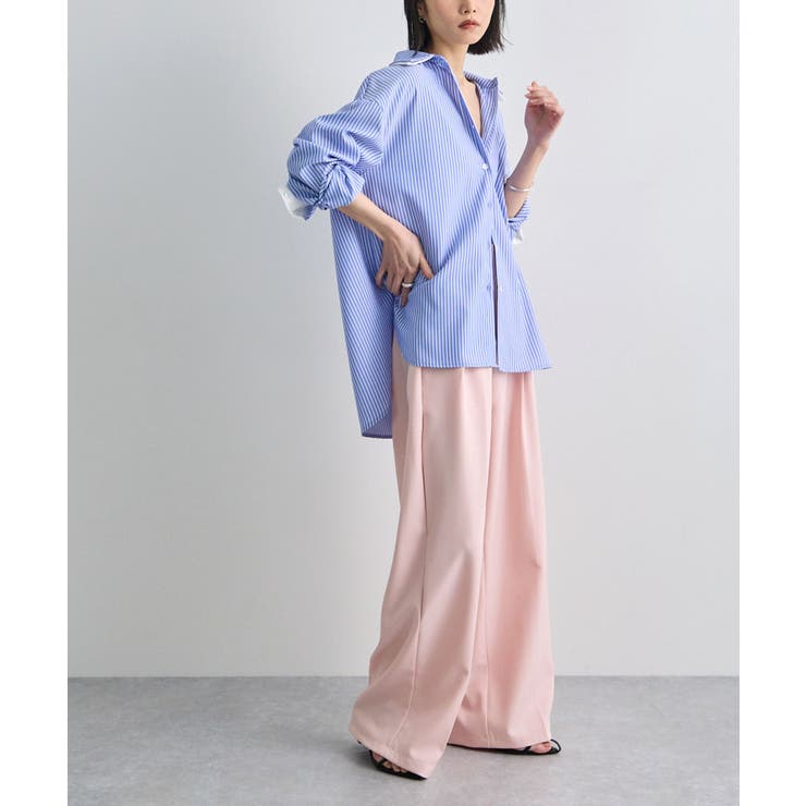 セータープレスタックハイウエストスラックス | futier land | 詳細画像22 