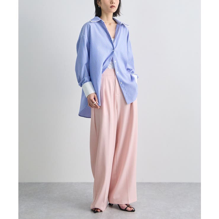 セータープレスタックハイウエストスラックス | futier land | 詳細画像25 