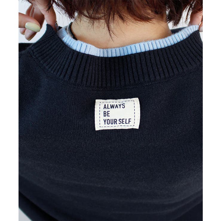 【ABYS】Vネックレイヤードニット | futier land | 詳細画像5 