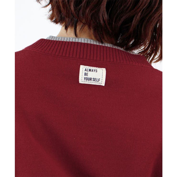 【ABYS】Vネックレイヤードニット | futier land | 詳細画像7 