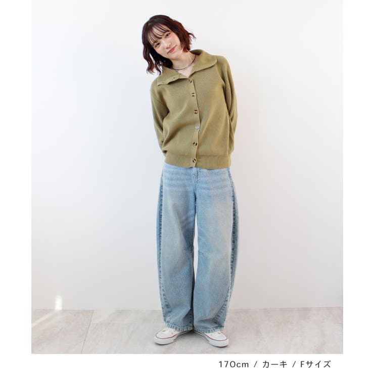 【ABYS】ボタンデザイン2WAYハイネックニット | futier land | 詳細画像6 