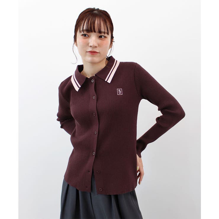 【ABYS】ワンポイントロゴ刺繍リブニット | futier land | 詳細画像9 