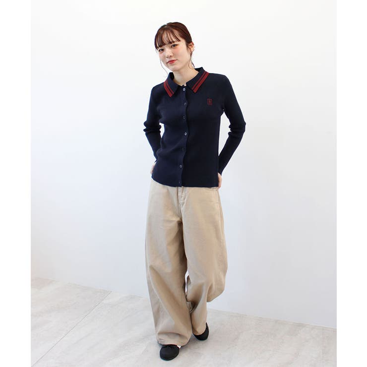 【ABYS】ワンポイントロゴ刺繍リブニット | futier land | 詳細画像14 