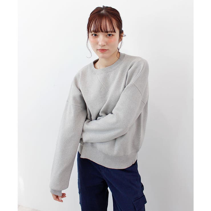ライトグレー | 【ABYS】スウェットライクニット | futier land