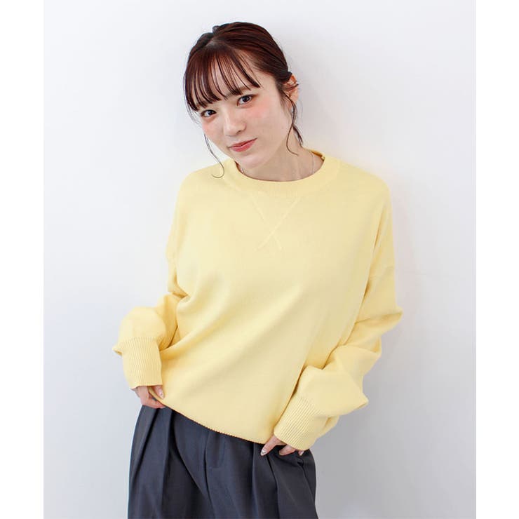 ライトイエロー | 【ABYS】スウェットライクニット | futier land