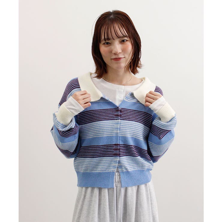 グラデーションボーダーニット | futier land | 詳細画像2 