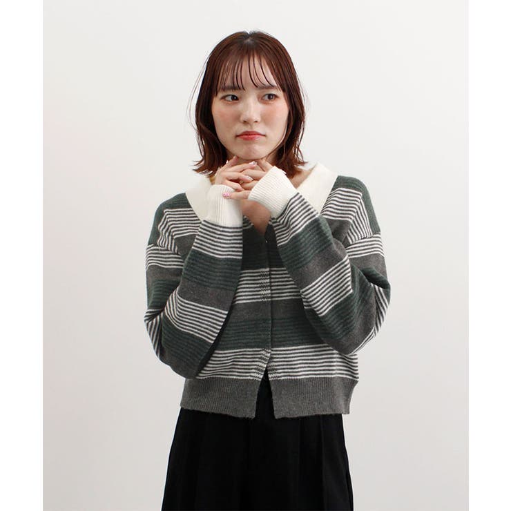 グラデーションボーダーニット | futier land | 詳細画像13 