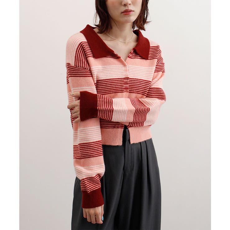 グラデーションボーダーニット | futier land | 詳細画像7 