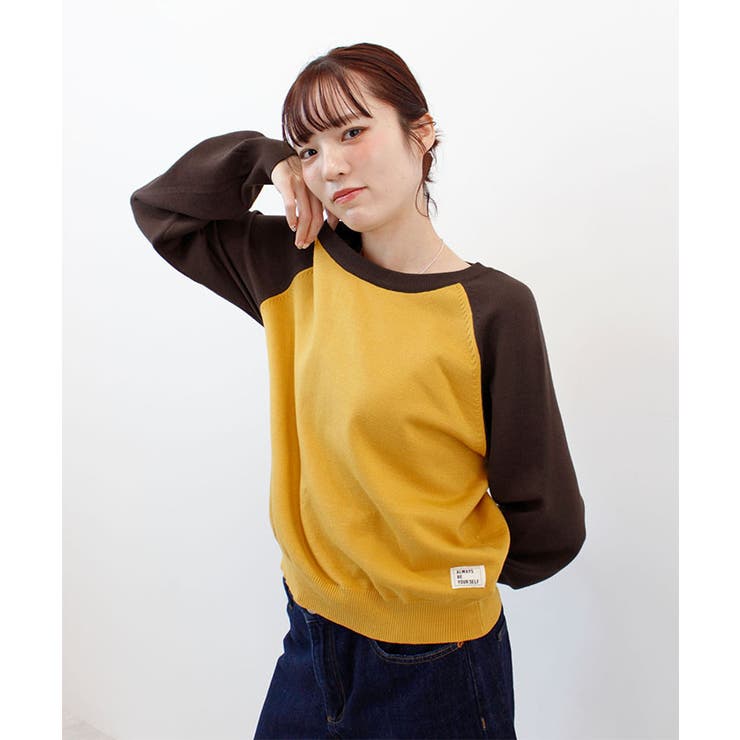 【ABYS】タグ付きラグランニットトップス | futier land | 詳細画像11 