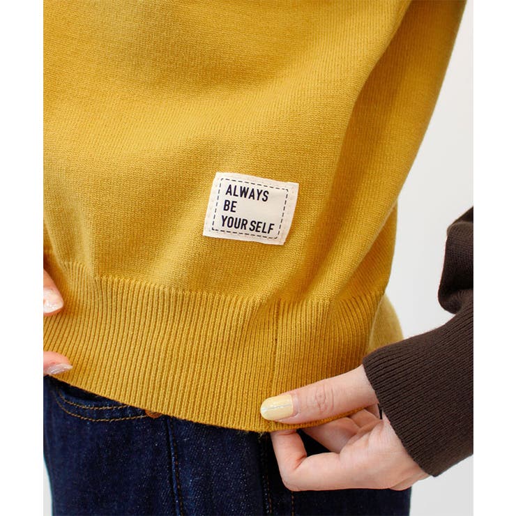 【ABYS】タグ付きラグランニットトップス | futier land | 詳細画像12 