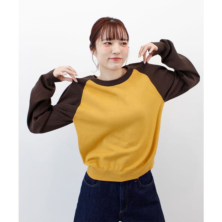 【ABYS】タグ付きラグランニットトップス | futier land | 詳細画像13 