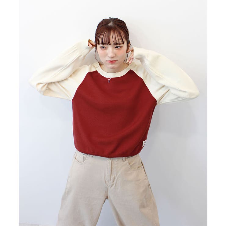 【ABYS】タグ付きラグランニットトップス | futier land | 詳細画像5 