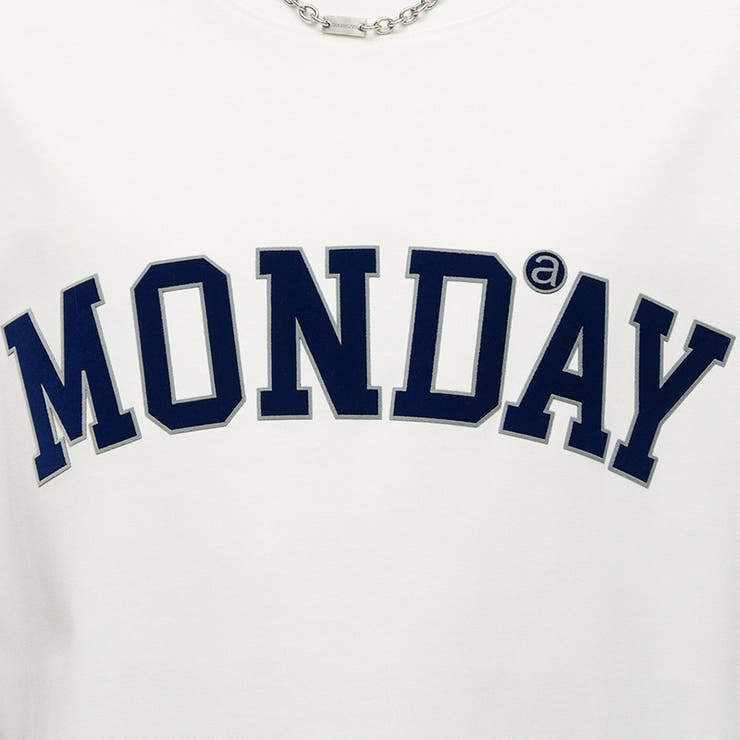 College Logo Monday Frocky T-shirt | AVENT | 詳細画像3 