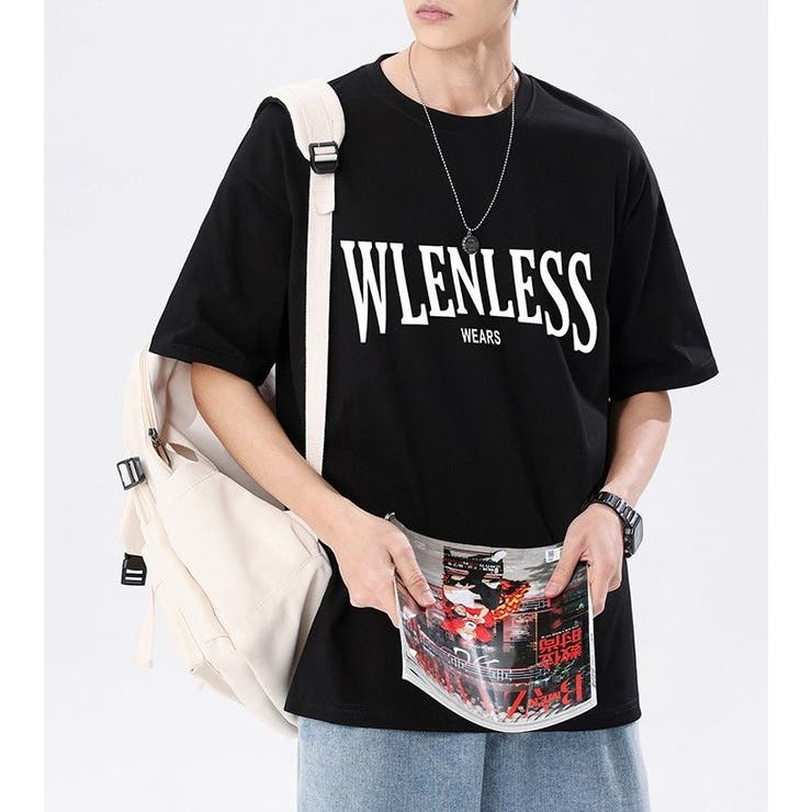 ブラック | WLENLESS Logo T-shirt | AVENT