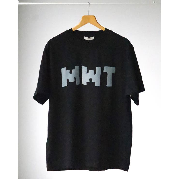 ブラック | MWT Flocked Print T-Shirt | AVENT
