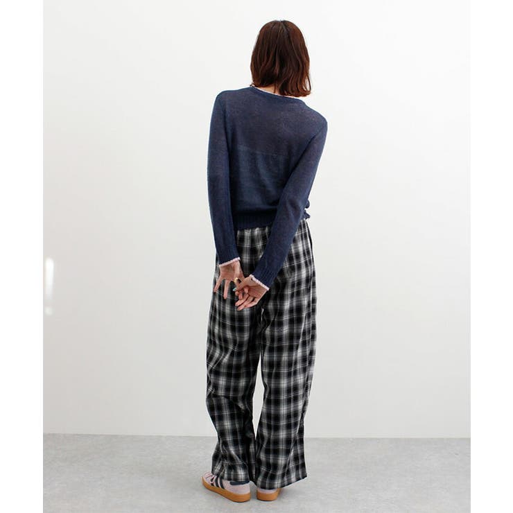 配色シアーニットカーディガン | futier land | 詳細画像15 