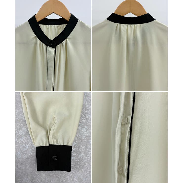 パイピングブラウス | futier land | 詳細画像8 