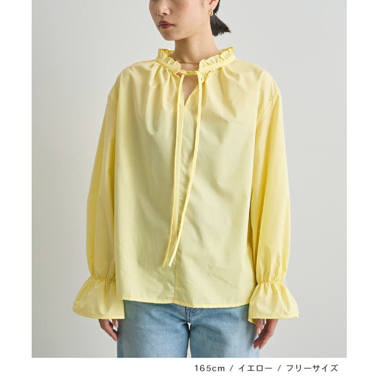 2wayフリルリボンブラウス | futier land | 詳細画像8 