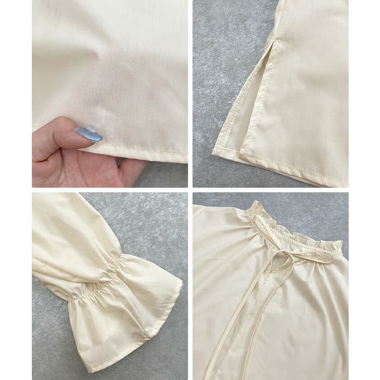 2wayフリルリボンブラウス | futier land | 詳細画像9 