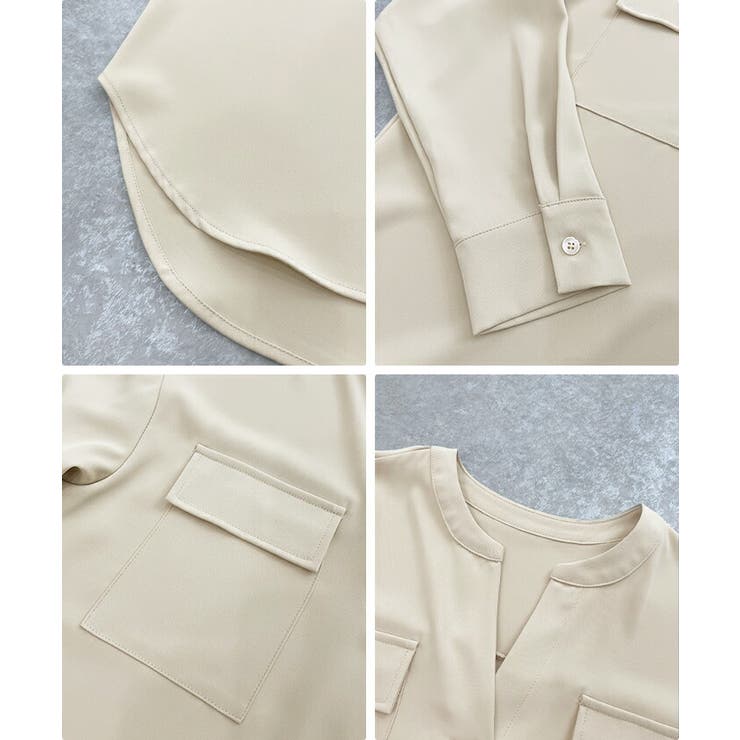 両ポケットブラウス | futier land | 詳細画像7 