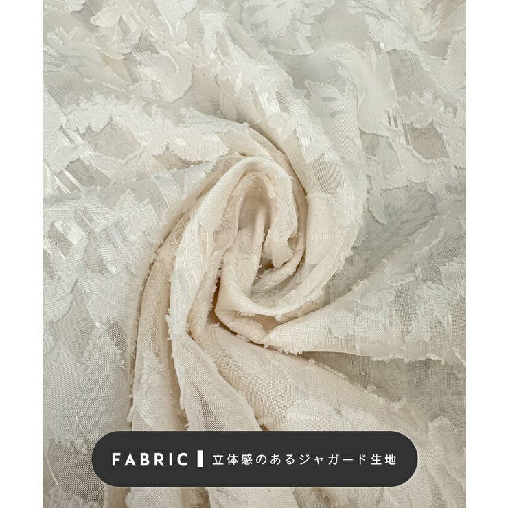 ジャガードシアーブラウス | futier land | 詳細画像4 