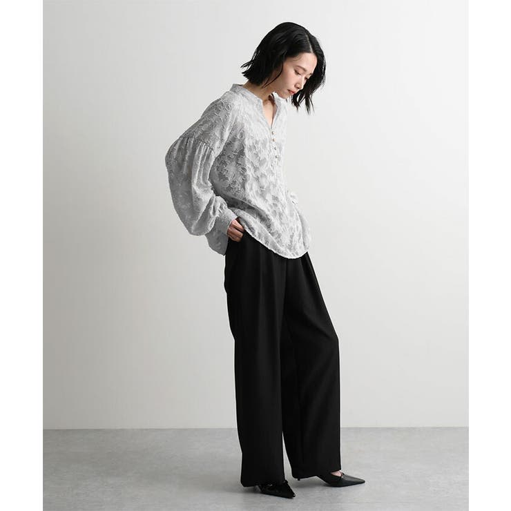 ジャガードシアーブラウス | futier land | 詳細画像15 