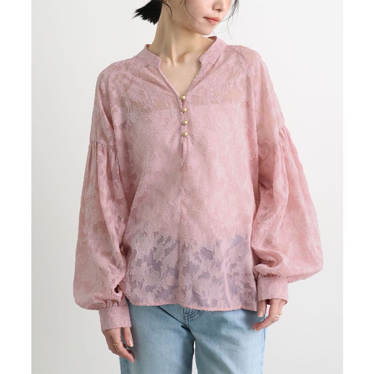 ジャガードシアーブラウス | futier land | 詳細画像17 