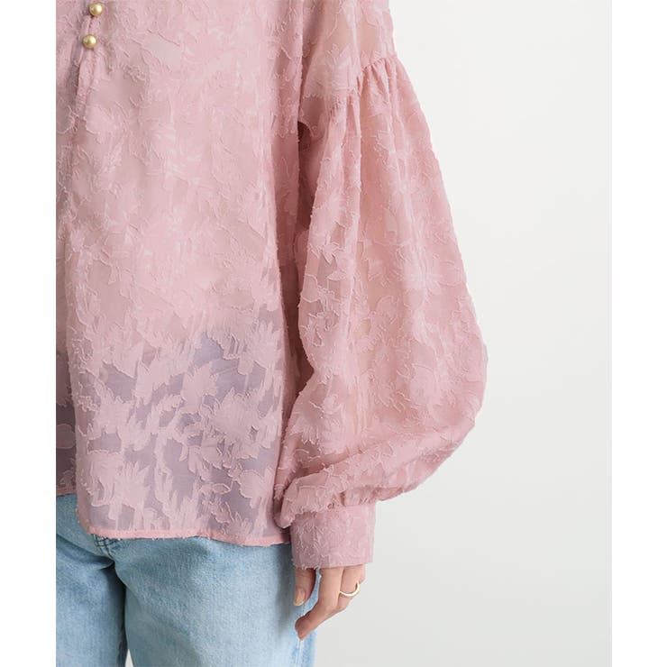 ジャガードシアーブラウス | futier land | 詳細画像18 