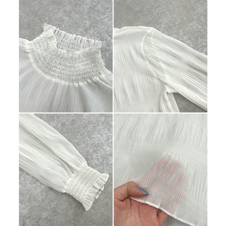 シャーリングシアートップス | futier land | 詳細画像8 