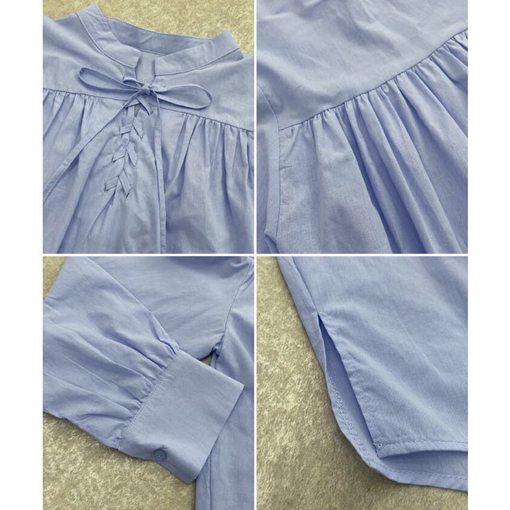 レースアップブラウス | futier land | 詳細画像9 