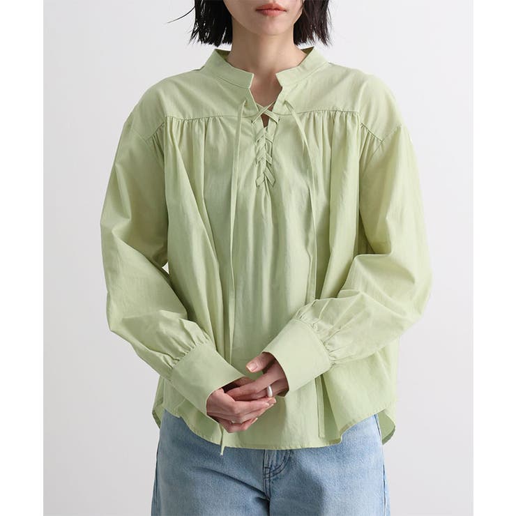 レースアップブラウス | futier land | 詳細画像14 