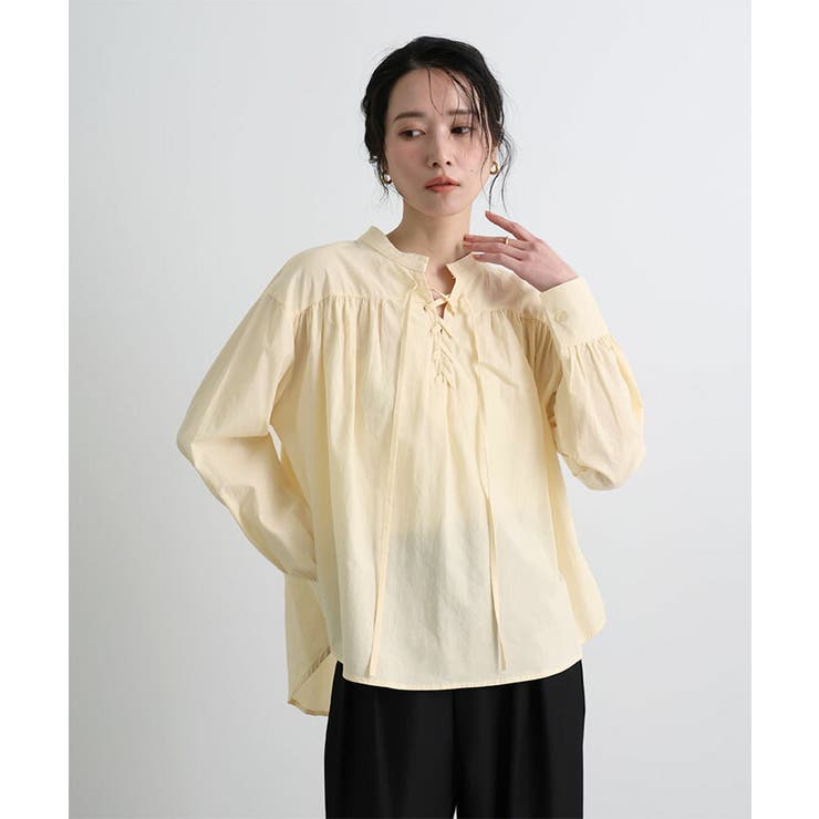 レースアップブラウス | futier land | 詳細画像16 