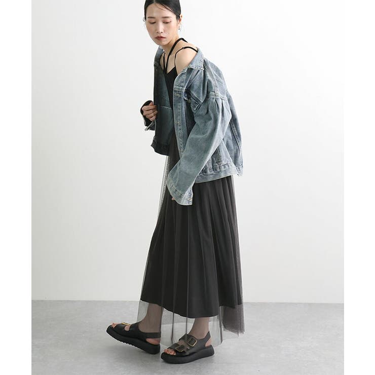 チュールドッキングワンピース | futier land | 詳細画像9 