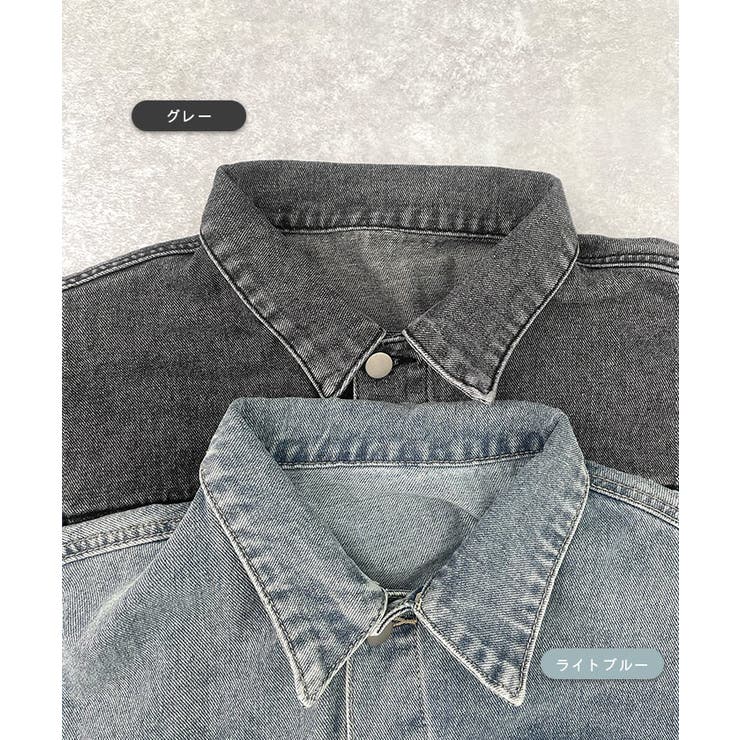 バルーン袖デニムジャケット | futier land | 詳細画像3 