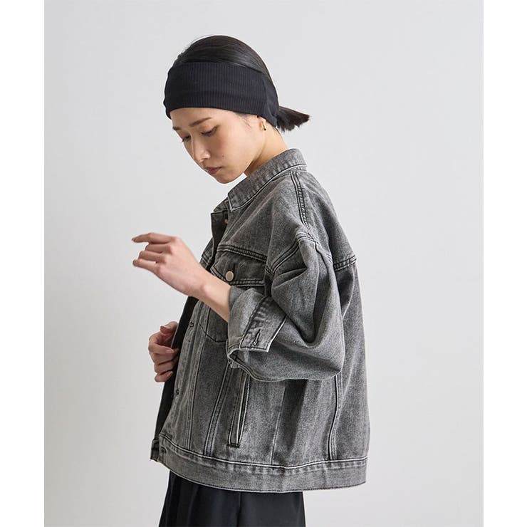 バルーン袖デニムジャケット | futier land | 詳細画像11 