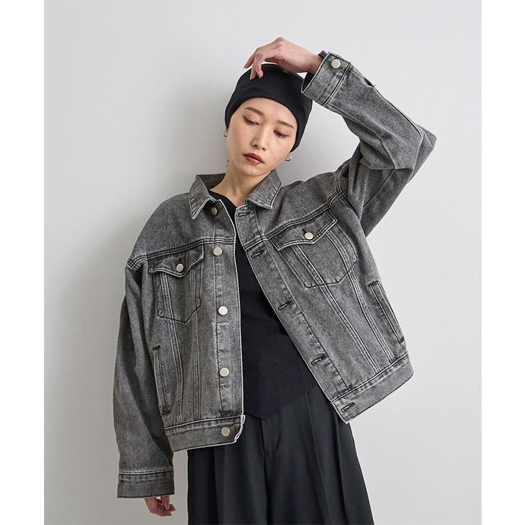 バルーン袖デニムジャケット | futier land | 詳細画像12 