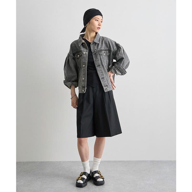 バルーン袖デニムジャケット | futier land | 詳細画像13 