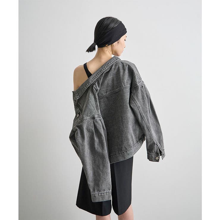 バルーン袖デニムジャケット | futier land | 詳細画像14 